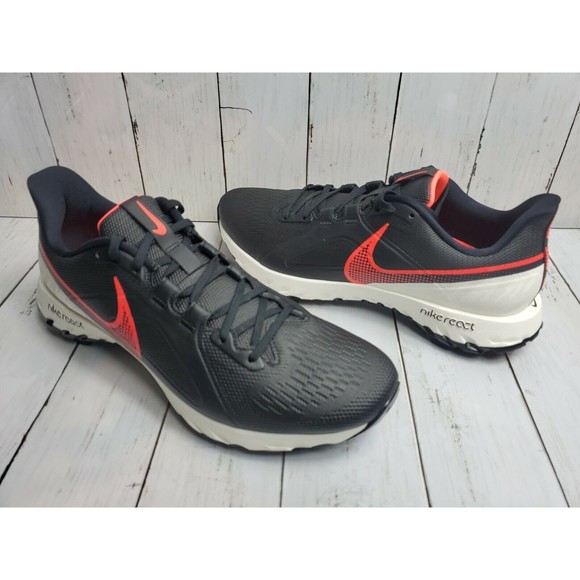 Nike React Infinity Pro Golf Shoes Men's Size 9 Black Crimson Red CT6620-002 - Picture 1 of 11